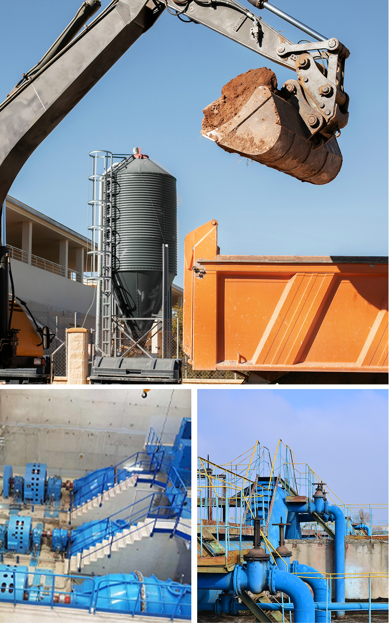 Construction of hydraulic facilities