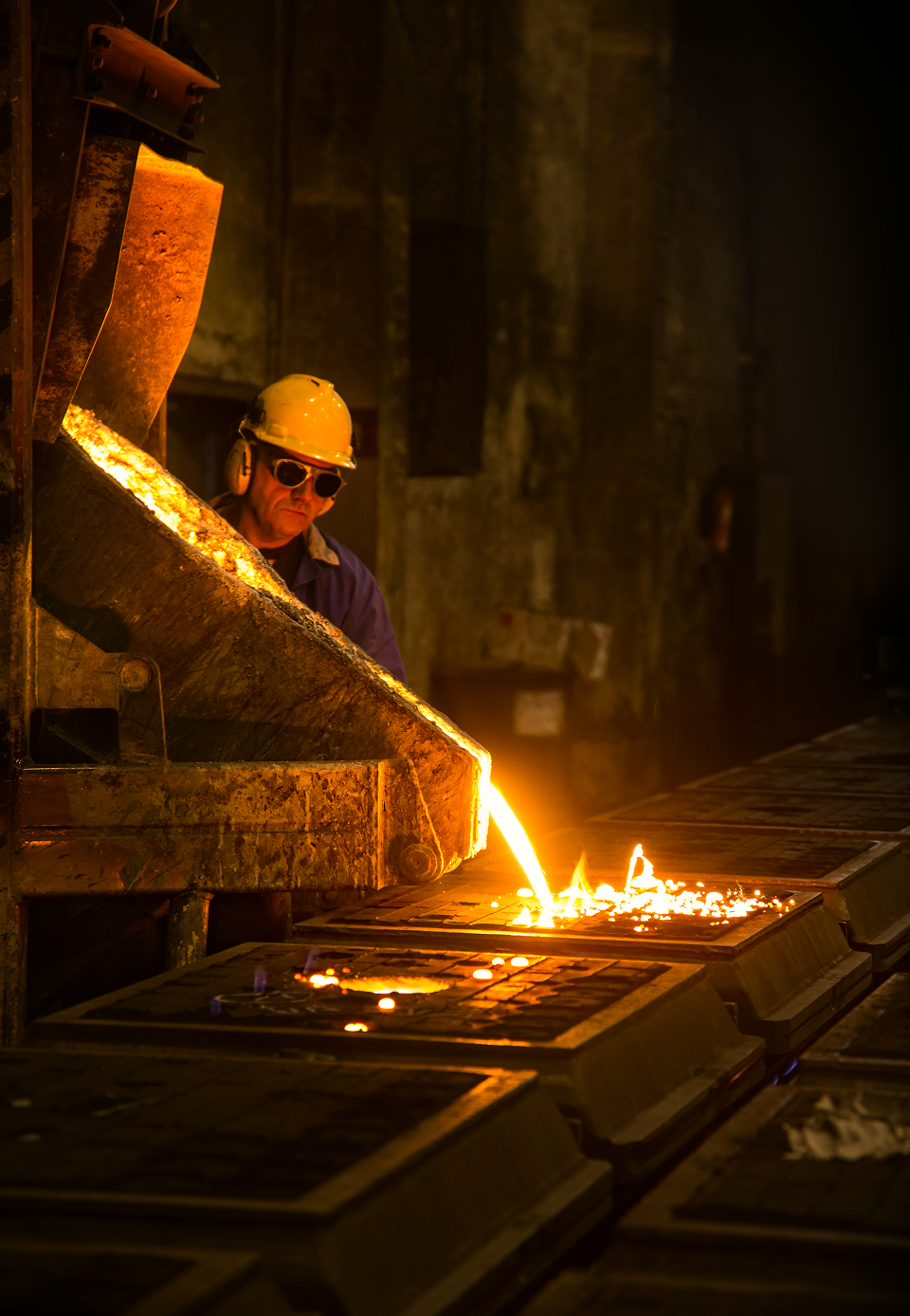 Reinforcement processing and metal working plant